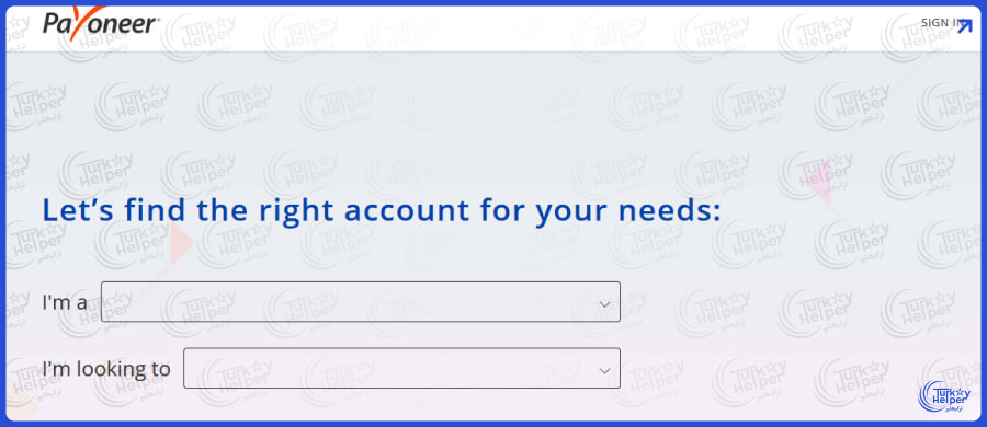 آموزش ساخت حساب پایونیر