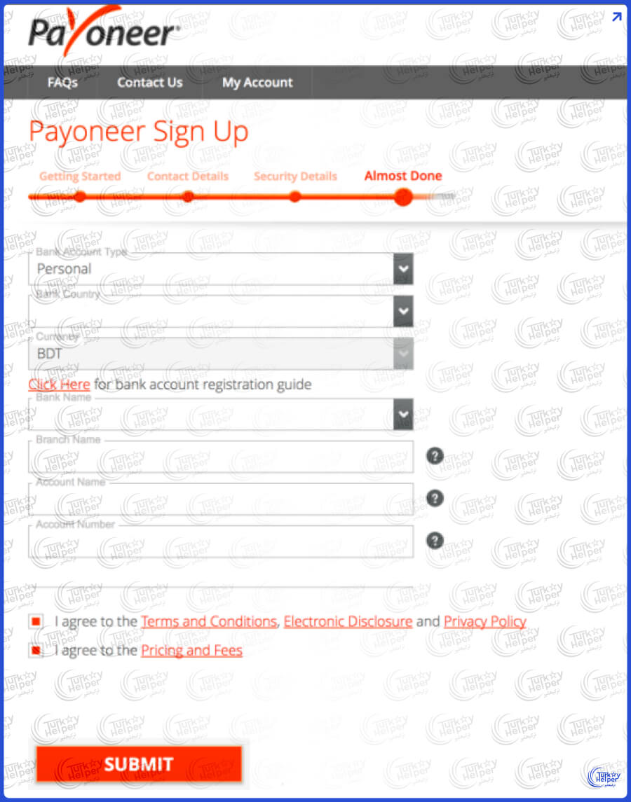 آموزش ساخت حساب پایونیر