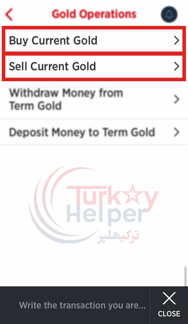 سرمایه گذاری طلا در بانک های ترکیه